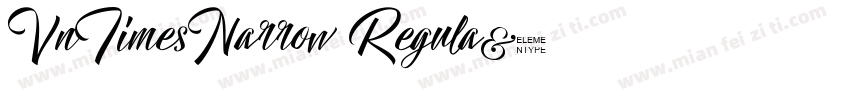 VnTimesNarrow Regula字体转换